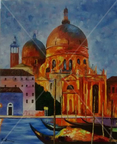 Venice Oil Canvas Landscaping