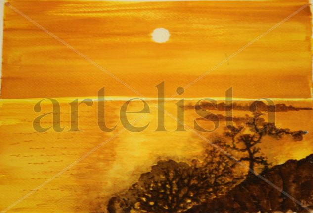 reflejo de luz Watercolour Paper Landscaping