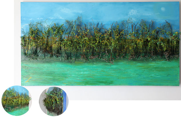 Manglar Oil Canvas Landscaping