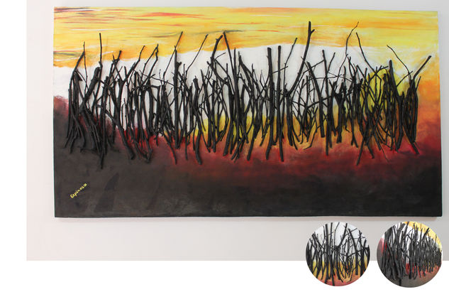 Naturaleza Ardiente Oil Canvas Others