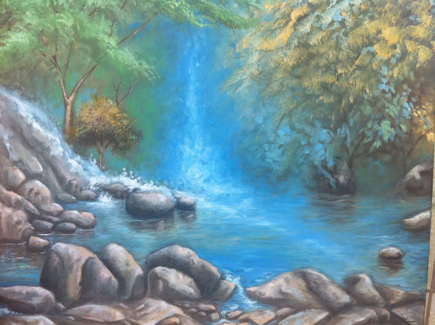 Río Oil Canvas Landscaping