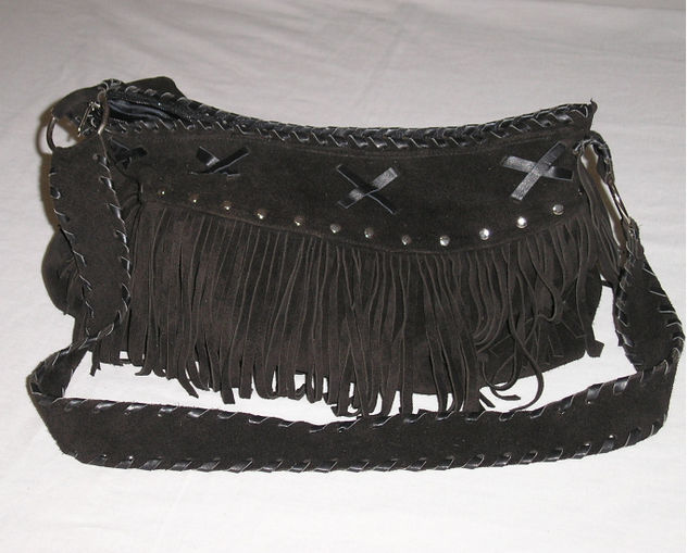 cartera descarne negro