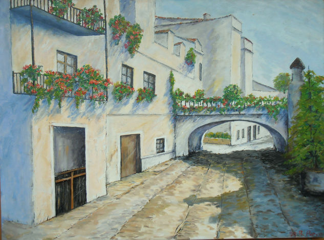 Esa calle Acrylic Canvas Landscaping