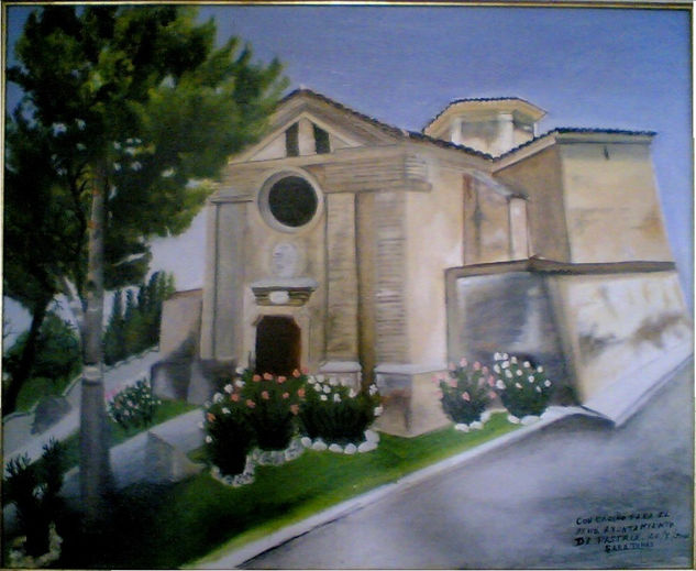 Ermita de Santa Ana Oil Canvas Landscaping