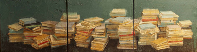 libros Mixed media Canvas Others