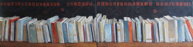 libros Mixed media Canvas Others