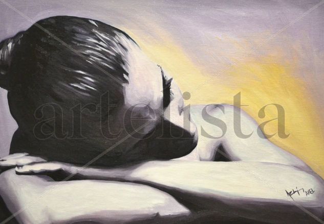 Zzzzzzz........ Oil Canvas Figure Painting