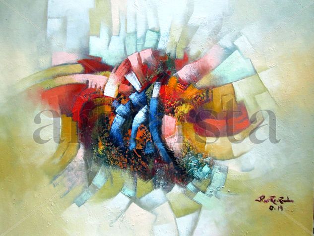 movimiento de color Oil Canvas Others