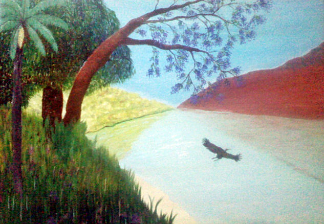 Karau Oil Canvas Landscaping