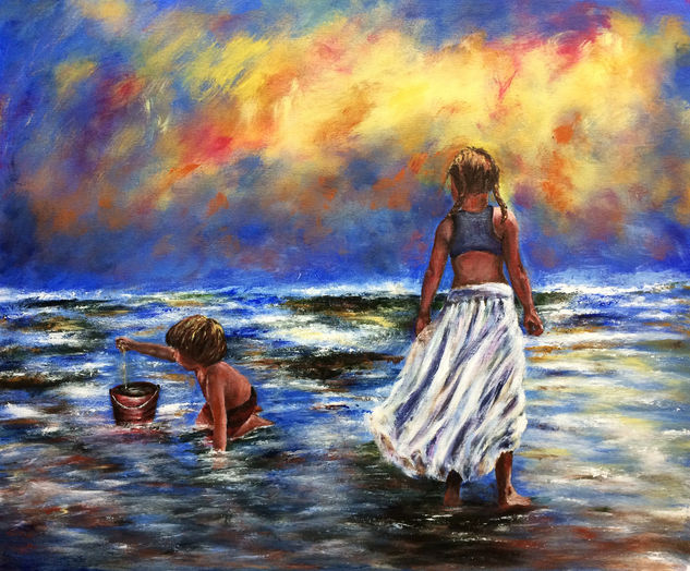 Hermanos Acrylic Panel Marine Painting