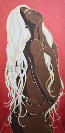 Obra Acrylic Canvas Nude Paintings