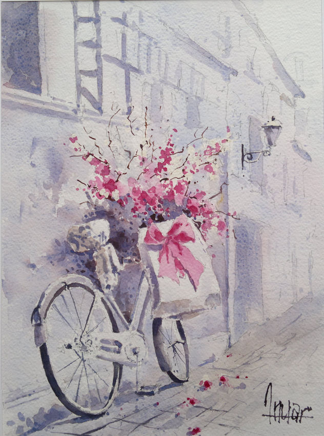 Bicicleta gris