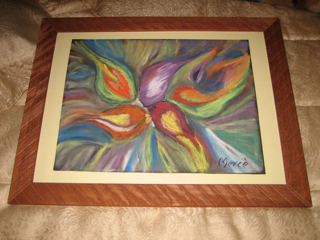 FLORAL Pastel Card Floral Painting