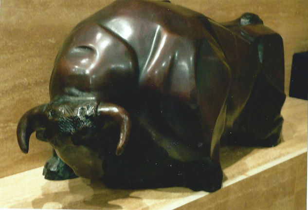 PAREJA DE TOROS Bronze Figurative