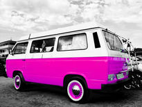 Pink van