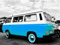 Cyan van