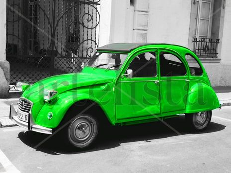 Green car