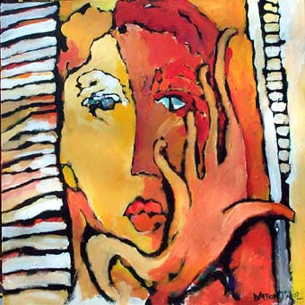 mujer traversa