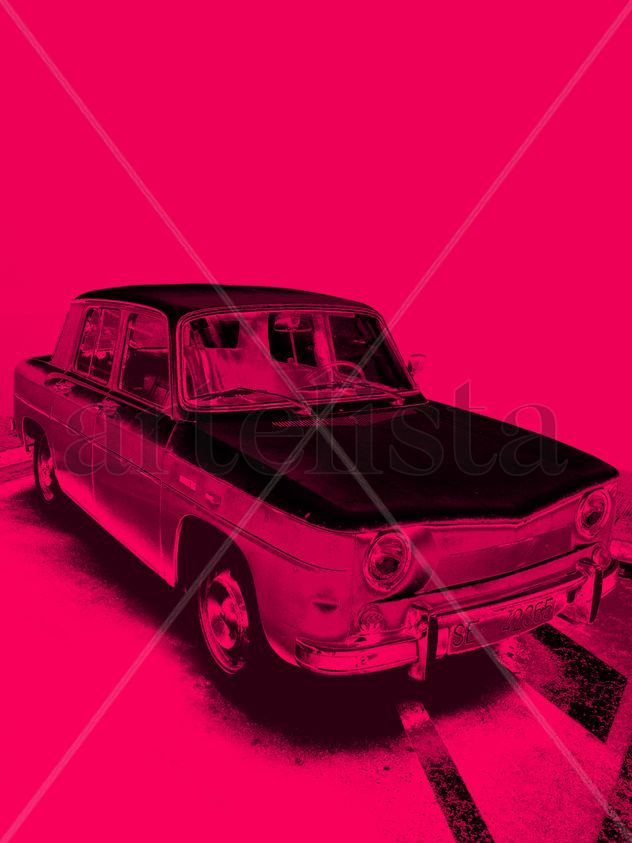 Pink car