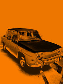 Orange car