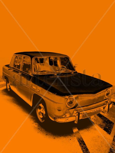Orange car