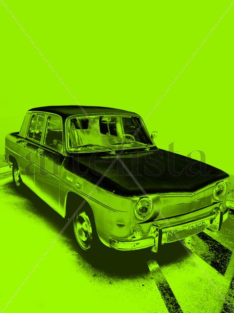 Green car