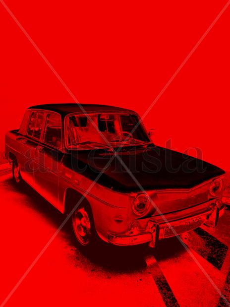 Red car