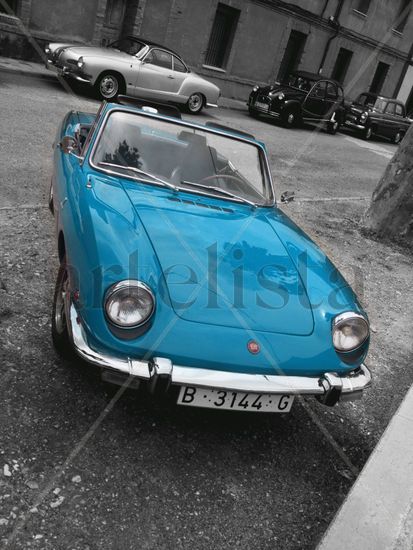 Cyan Sportscar Sport Color (Digital)