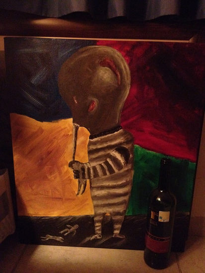 Saturno devorando a su hijo. Oil Canvas Figure Painting