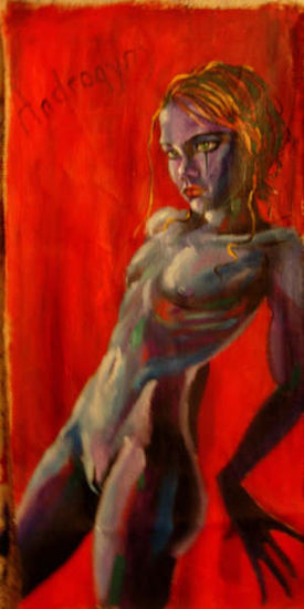 Andrógino Oil Canvas Nude Paintings