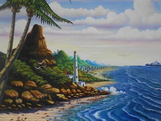 playa Oil Canvas Landscaping