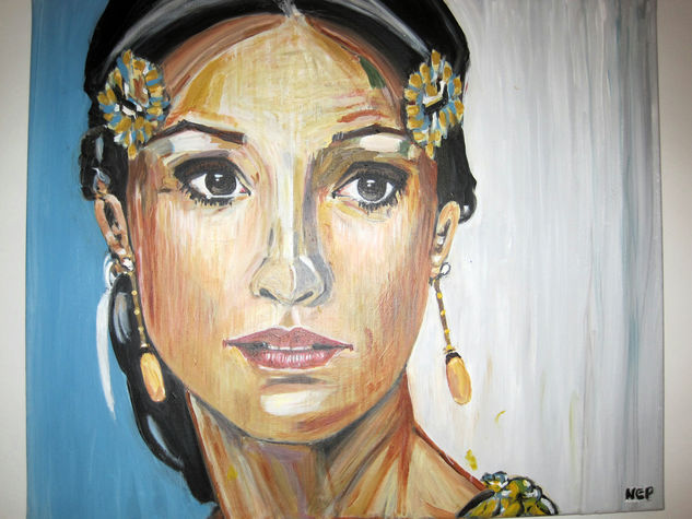 Carmen Acrylic Canvas Portrait