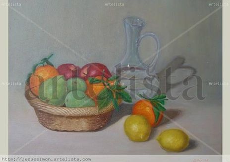 Bodegón  con peras