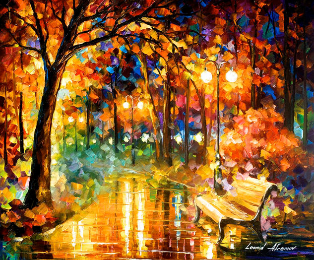 Necessity of Passion Oil Canvas Landscaping