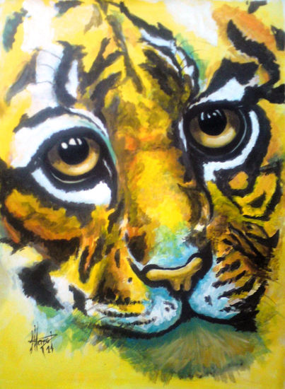 Felino Acrylic Canvas Animals