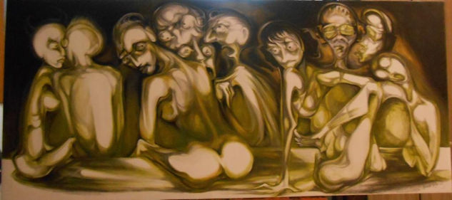 Malecón I Acrylic Canvas Nude Paintings