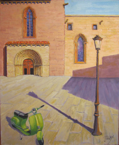 PUERTA ROMANICA - CATEDRAL DE VALENCIA Oil Canvas Landscaping