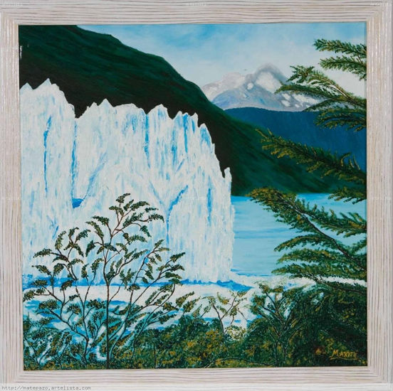 EL GLACIAR PERITO MORENO Oil Canvas Landscaping