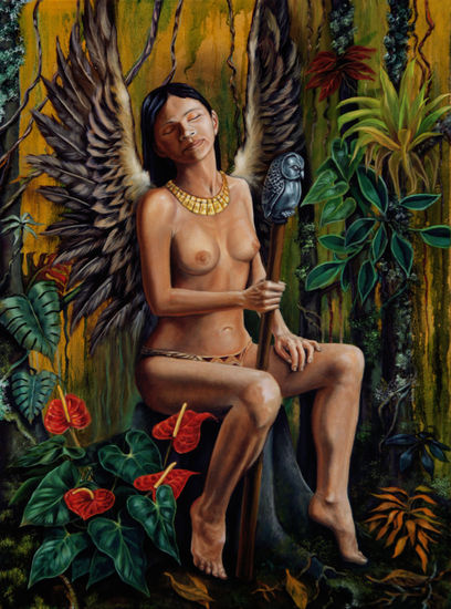 HUITACA Oil Canvas Nude Paintings