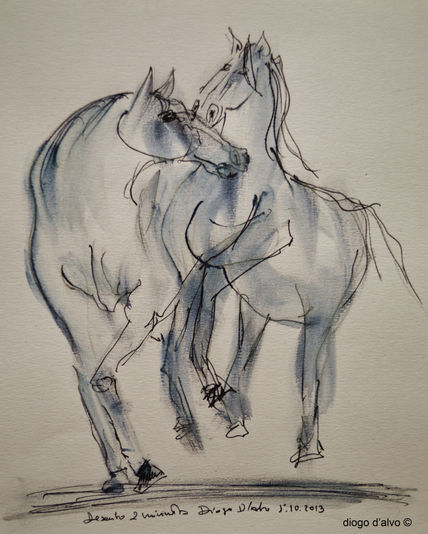 Cavalos de tinta