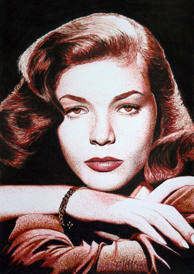 Lauren Bacall Making Pen