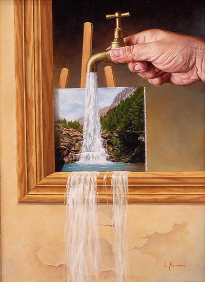 El agua Oil Canvas Others