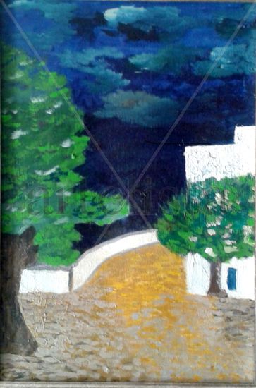 Casa de Fermín Oil Canvas Landscaping