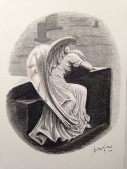 Angel by Nathalie Guichard Charcoal