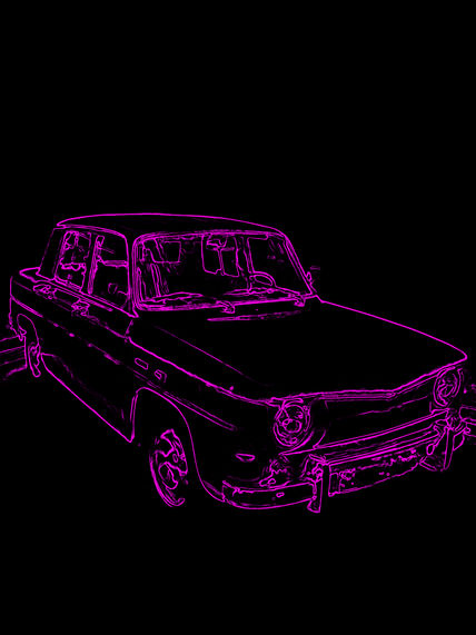 Pink car