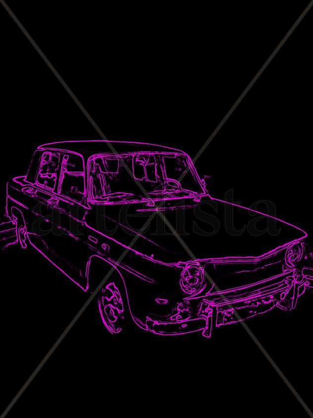 Pink car