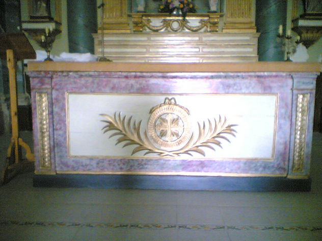 Restauración Altar Santa Ana