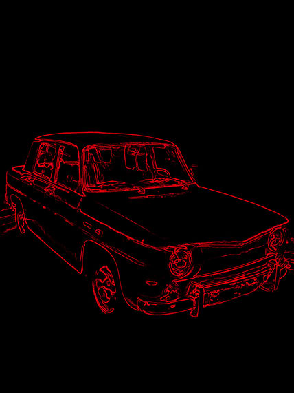 Red car