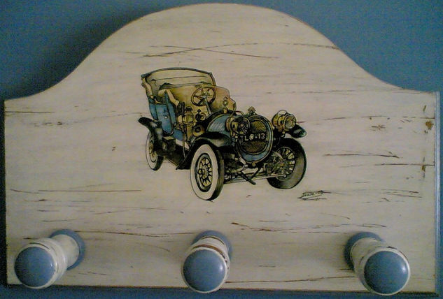 Coche del siglo pasado Decoración Muebles y Objetos de Madera