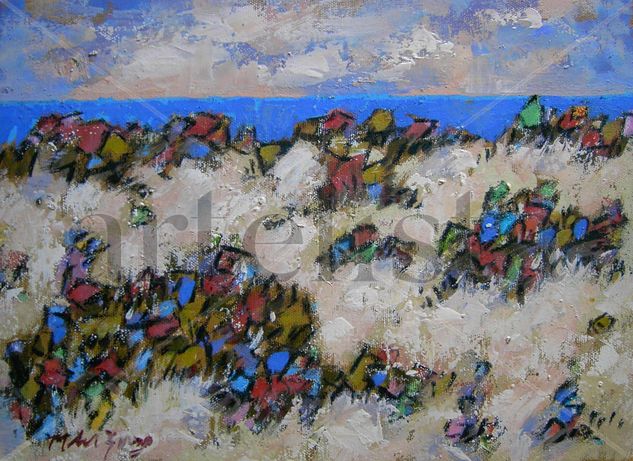 Dunes Oil Canvas Marine Painting